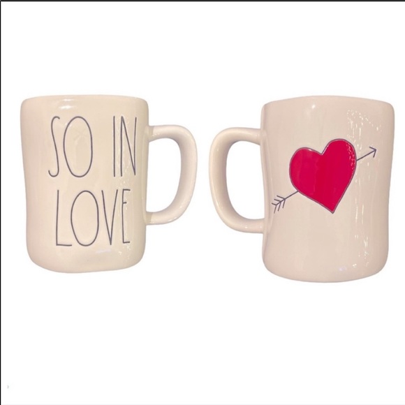 Rae Dunn SO IN LOVE double sided mug coffee - Picture 1 of 3